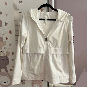 Lululemon White Hood-Lite Track Jacket